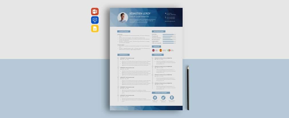 CV simple  15 modèles de CV faciles et rapides à remplir